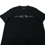 Playera Armani Exchange Negra Hombre