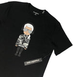 Playera Karl Lagerfeld Paris Negra Hombre