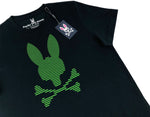 Playera Psycho Bunny Negra Hombre