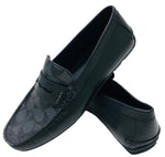 Mocasin Coach Negro Hombre