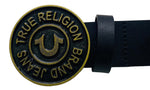 Cinturon True Religion Dorado Hombre