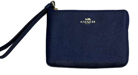 Monedero Coach Azul Mujer