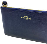 Monedero Coach Azul Mujer