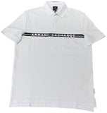 Polo Armani Exchange Blanca Hombre