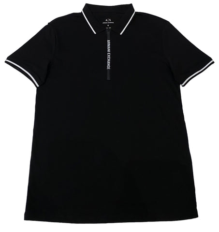 Polo Armani Exchange Negra Hombre