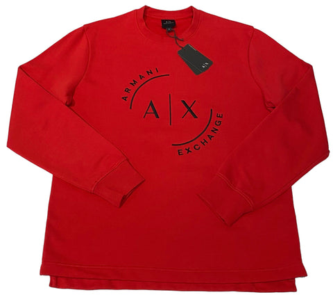 Sudadera Armani Exchange Roja Hombre