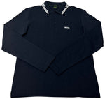 Polo Manga Larga Hugo Boss Azul Hombre