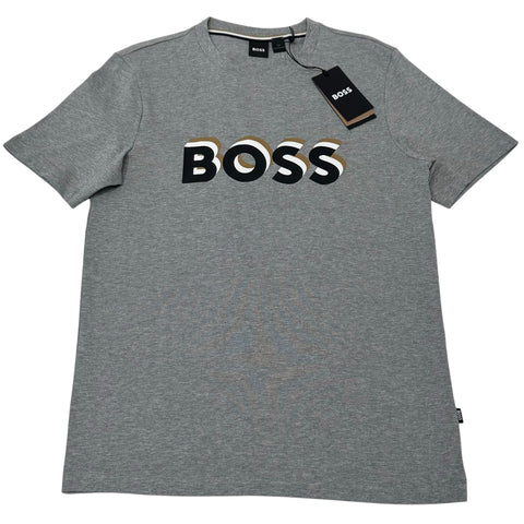 Playera Hugo Boss Gris Hombre