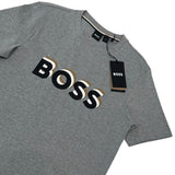 Playera Hugo Boss Gris Hombre