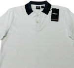 Polo Hugo Boss Blanca Hombre